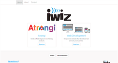 Desktop Screenshot of iwiz.in